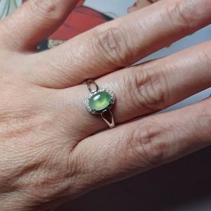 Burma jade ring